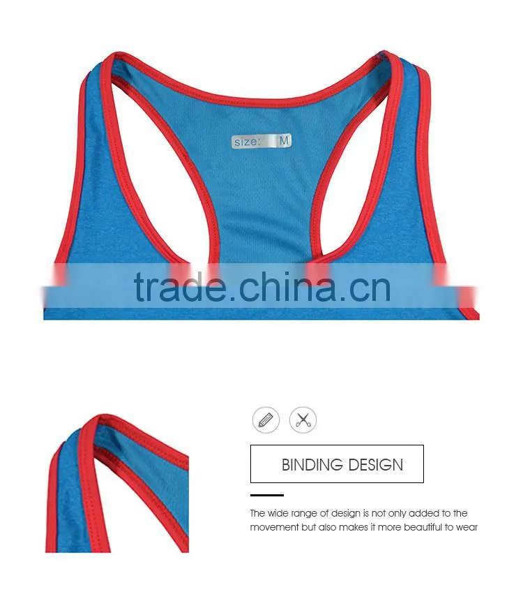 Best ladies athletic custom workout vest women dri fit sport tank top
