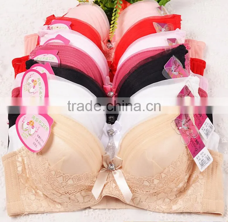 GZY sexy and comfortable Cheap nylon/spandex colored bra