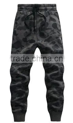 Fashionable Men full printing camouflage cheaper wholesale good quality warm comfort fleece CVC60/40cotton