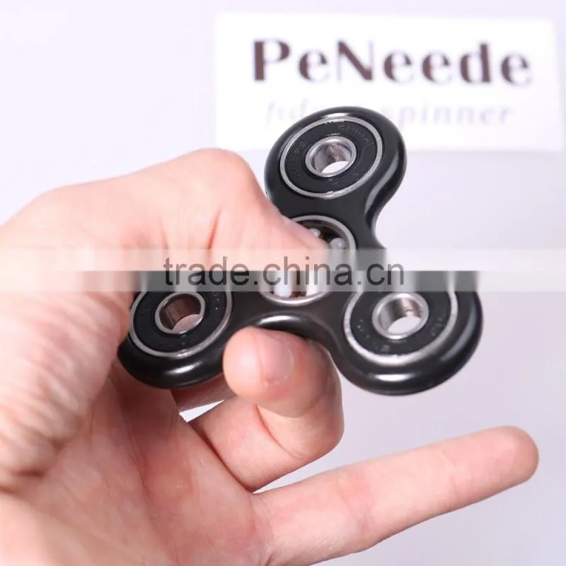 Tri-Spinner Fidget Toy Plastic EDC Hand Spinner For Autism and ADHD