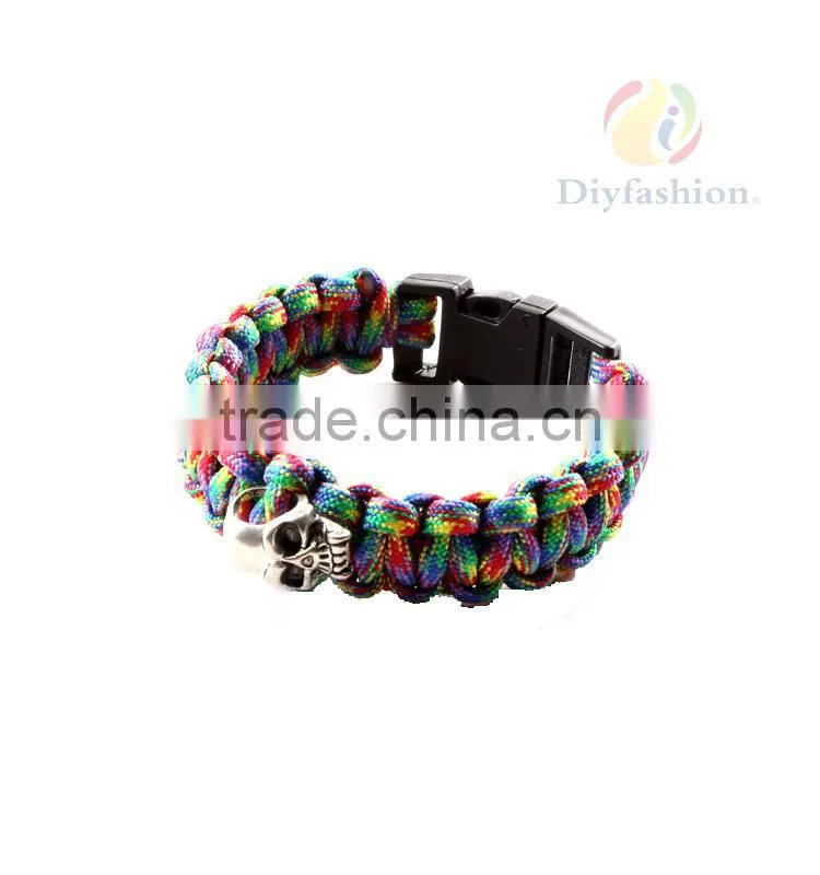 2015 Hot Sell Custom Double Anchor Bracelet Paracord PC6017-1