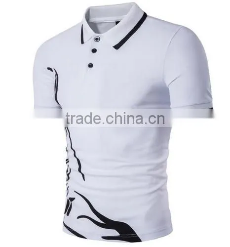 Wholesale Printing Short Sleeve Fashion Men T-Shirts