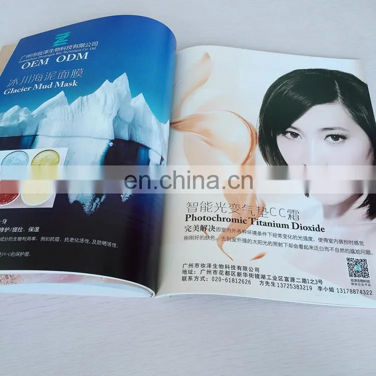Factory wholesale A4 Paperback Softcover Book Printed, Full Color Softcover Book Printing