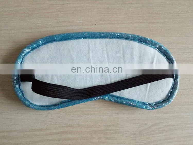 Professional Customized Sequin Decoration Soft Plush Eye Msk
