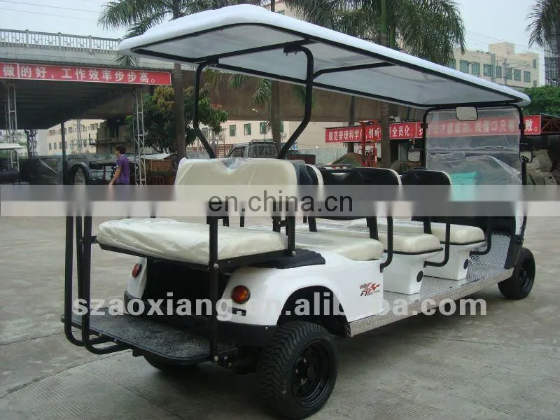 8 person electric shuttle bus golf cruiser with CE certificate and powerful motor
