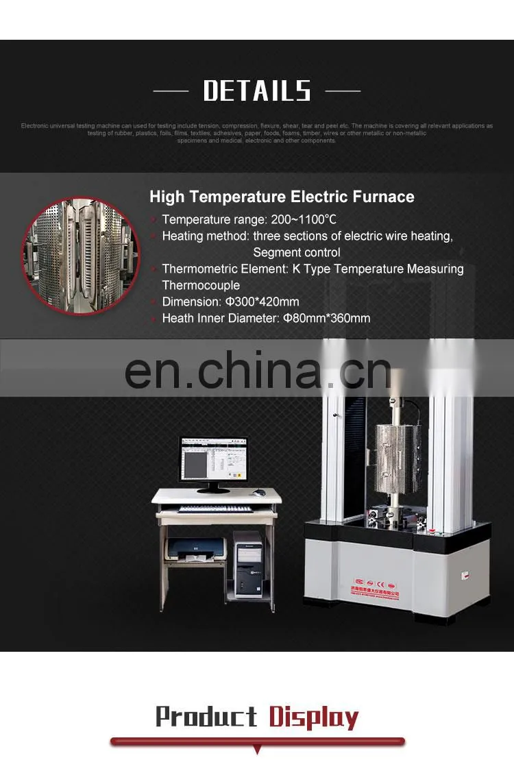 Ceramic plastic high temperature high precision elevated creep test