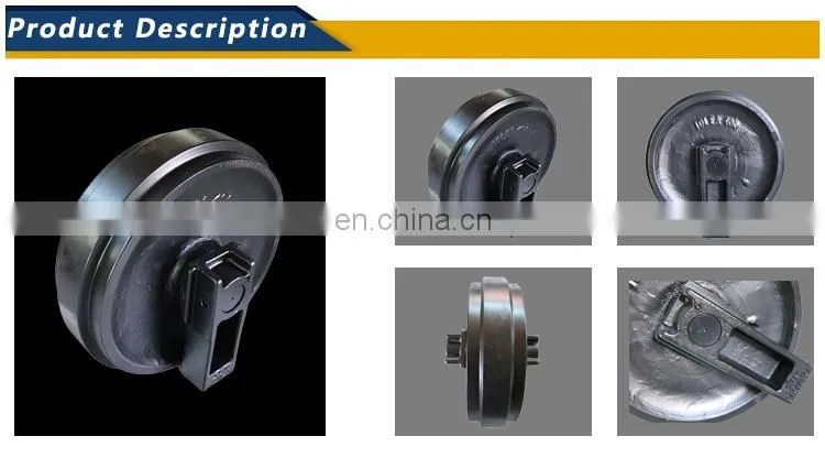 Excavator Parts SK200 Idler Wheel Excavator and Bulldozer Parts Construction Works New 120 Kg New Product 2020 35mnb,40mn 8-12mm