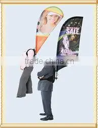 advertising backpack flag banner