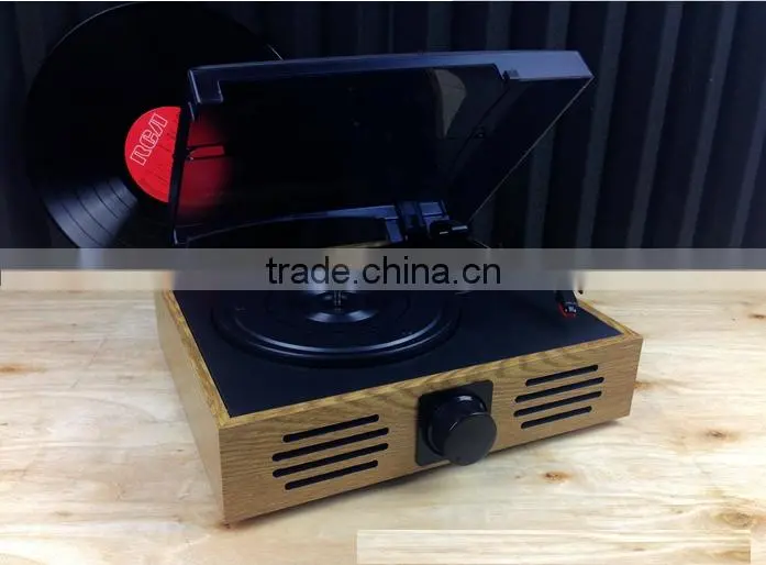 Classic Vintage Design!!! Simple Turntable& Vinyl Record LP