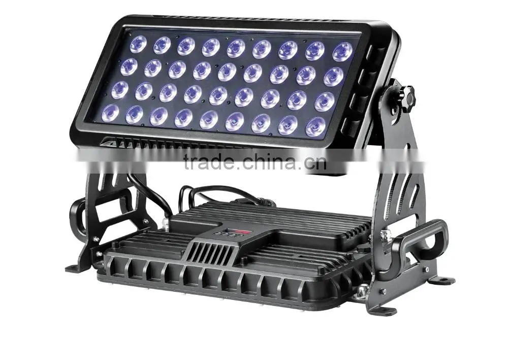 High efficiency IP65 waterproof 36pcs*10w rgbwa-uv 6 in 1 led city color wash light