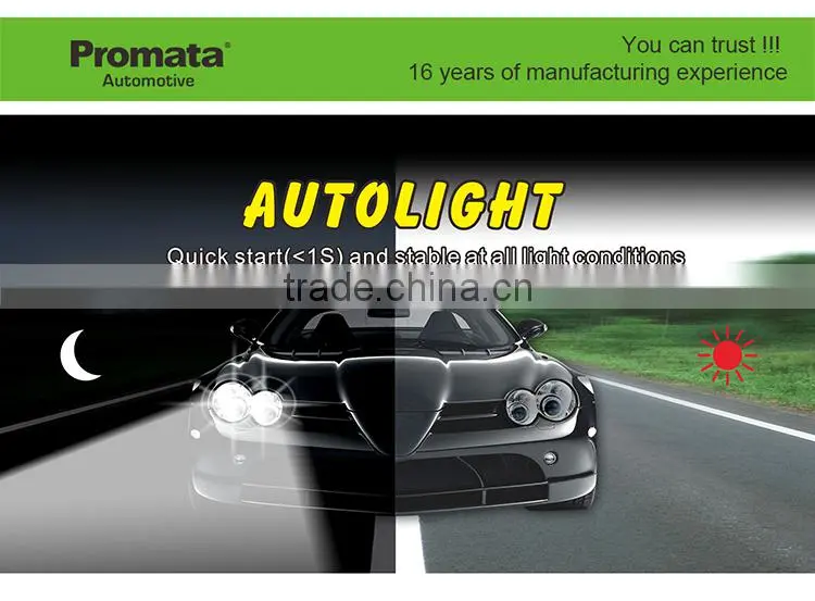 Light sensor in the car, car light sensor