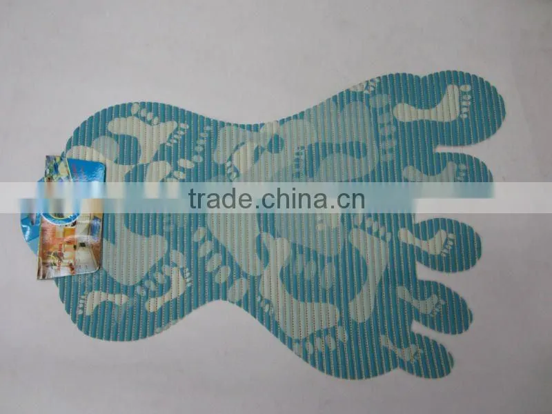 floor mat ,bathroom mat feetshape mat
