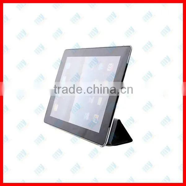 Smart Cover + PC Back Case for iPad2 Microfiber Slim Stand Case in Retail Blister Packaging Hot Selling