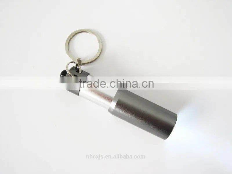 New super bright 3 led keychain flashlight with bottle opener