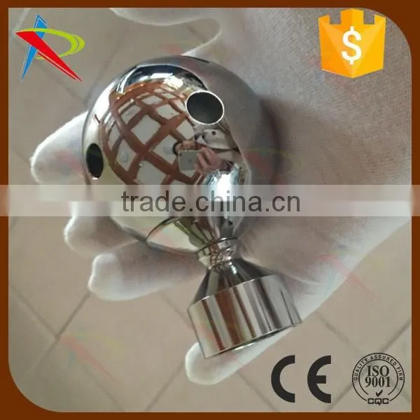 Unique design chrome ball curtain finials for clients customized in 2016