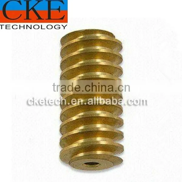 Brass Machined Round Threaded Screw