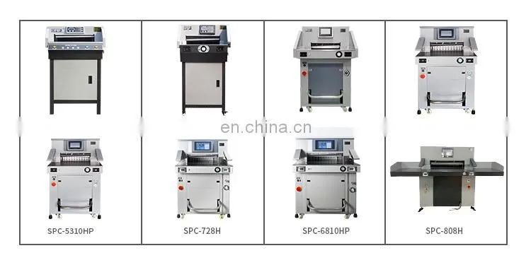 Factory Wholesale High Precision Electric Guillotines Paper Book Cutting Machine With LCD