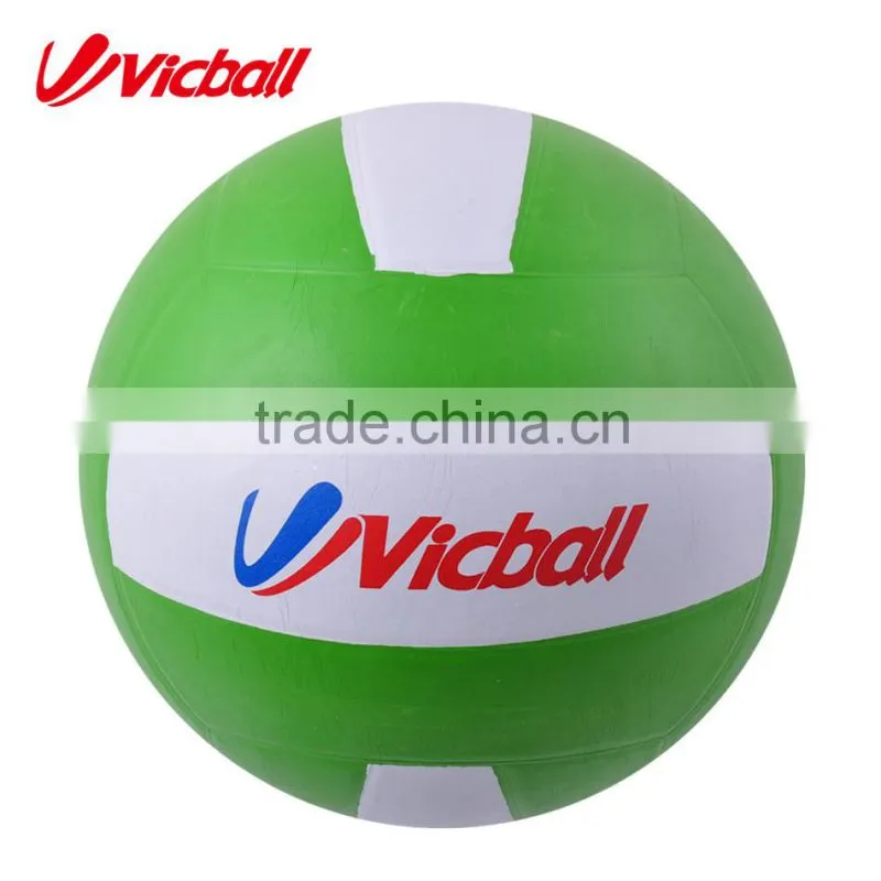 colorful solid rubber volley ball