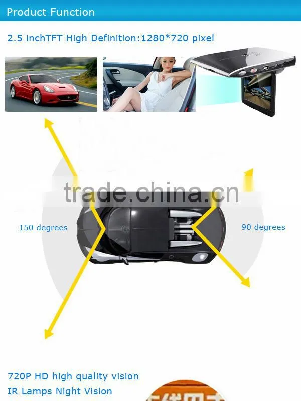 Dual Lens car camera for ssangyong korando