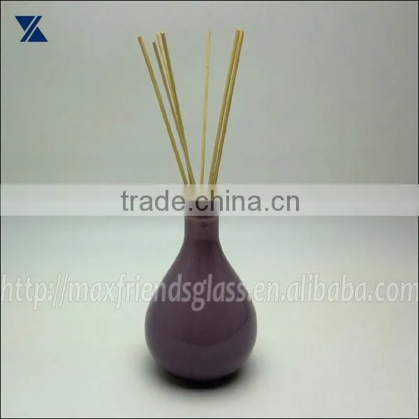 art glass bud vase, glass reed diffuser hand blown
