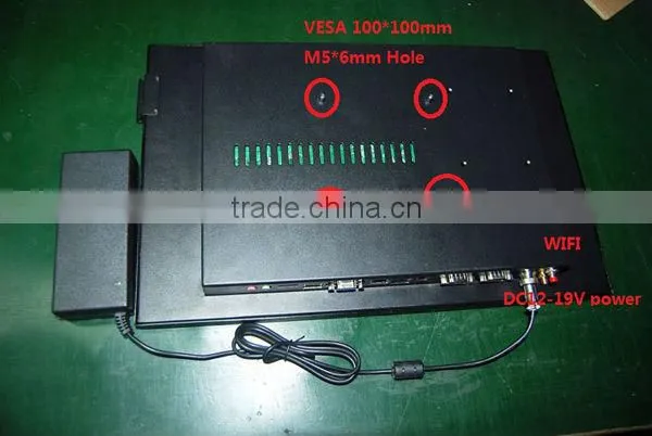 19" 4wire resistive touch embedded industrial all in one pc computer