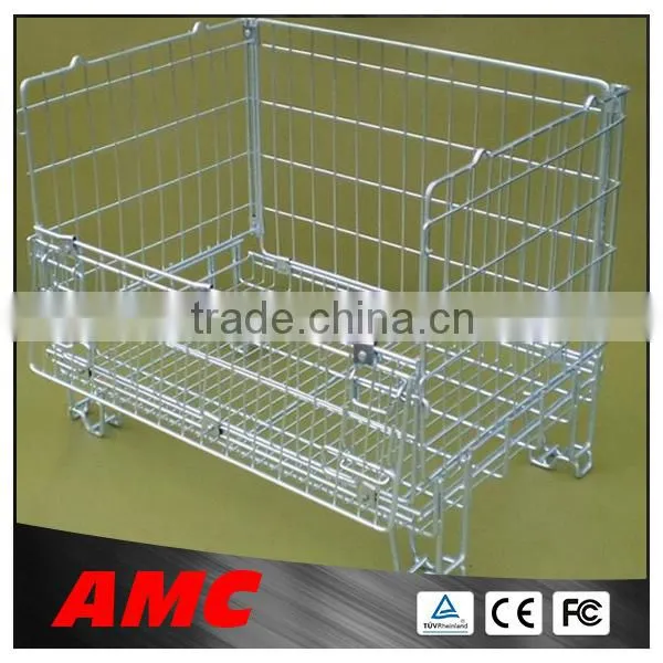 industrial stackable storage wire mesh cages