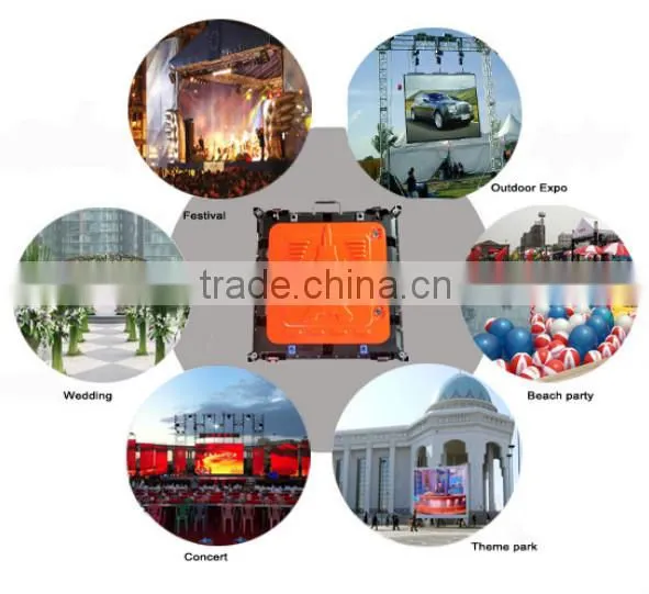 MPLED High quality P6,P8,P10 outdoor full color LED Display Module with good price