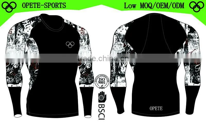 compression shirt rashguard custom printed rash guard wholesale compression shirts