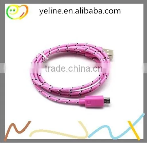 Braid V8 data cable for huawei 7i/mate8/p9