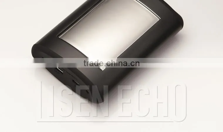 Promotion gift travel emergency mobile phone charger shockproof 6600mAh HD advertising power bank