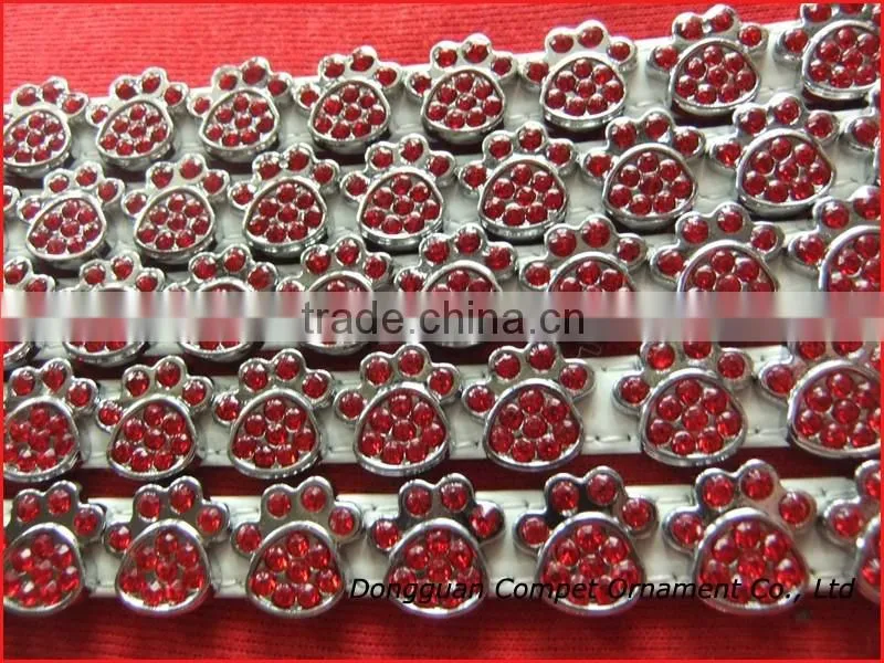 Produce 10 mm footprint paw slide charm jewelry diy letters wholesale