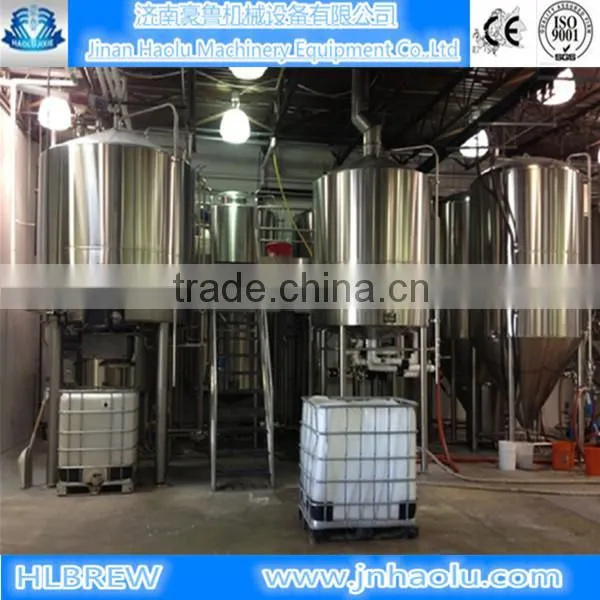 red copper brewery equipment for hotel,malt beer making system