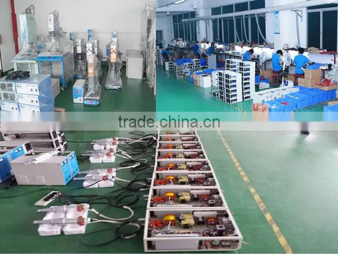 15Khz ultrasonic welder cutting for scouring pad velcro gloves hot sale high power with amplifier booster