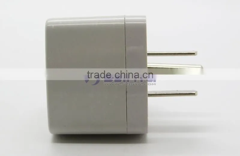 Universal Travel Power Plug to USA AC Plug adapter ( 3-pin ) electrical plug