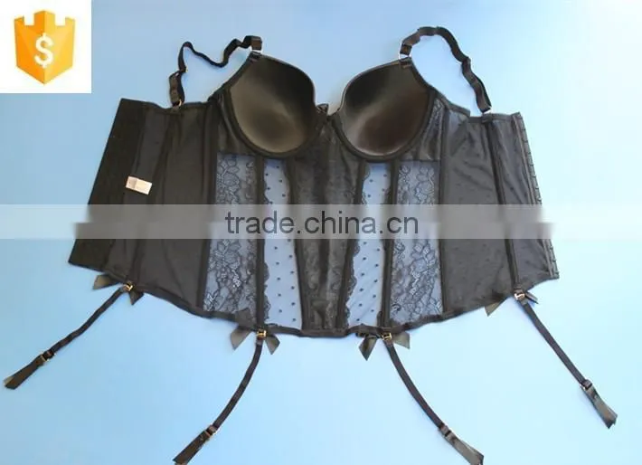 2016 lady jewelry corsets/transparent lingrie