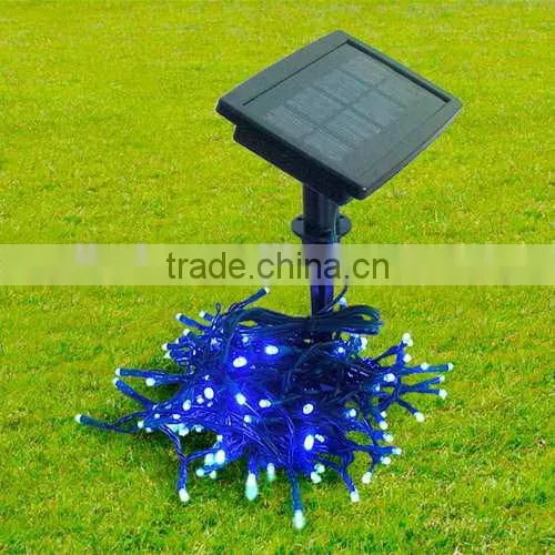 Solar powered LED strings,colorful led rope light
