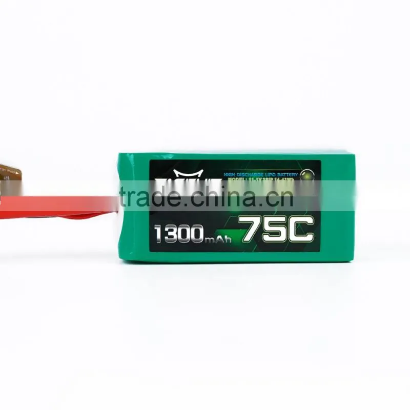 ACEHE 11.1V 1300mAh 75C Capacity High Rate Lipo RC Battery