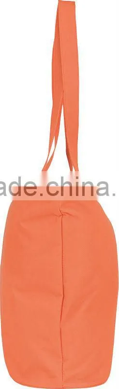 Custom polyester reusable shopping bag, beach bag
