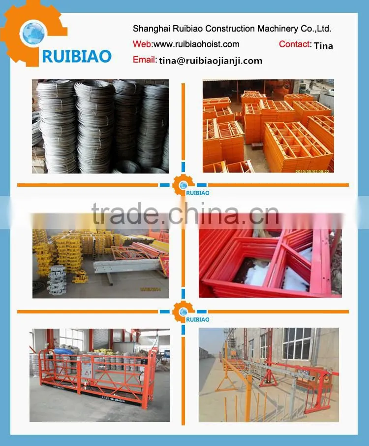Building painting machine/suspended platform for wall plastering