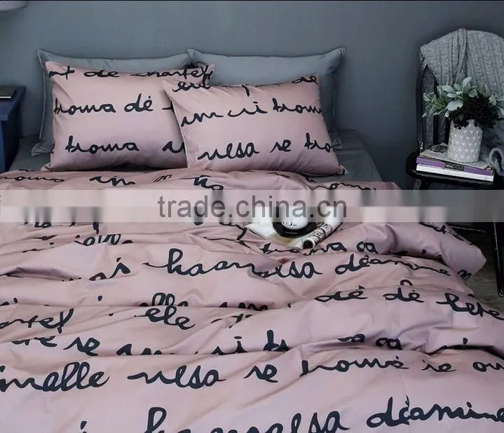 100% Cotton Cheap King Size 3d Bedding Set