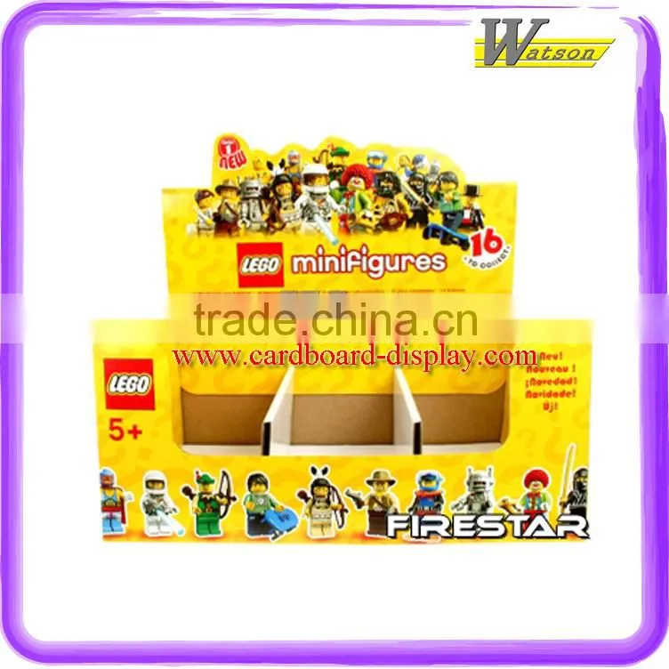 Mini figures retail Cardboard Counter top display box