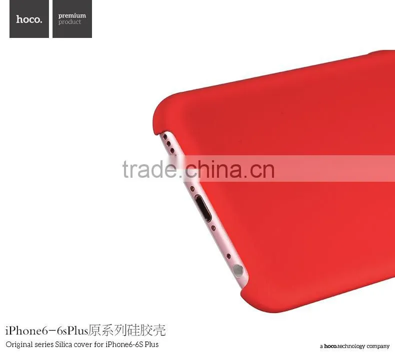 HOCO Original Series Soft Silicone Case for iPhone 6s Anti Shock TPU Full Rubber Back Cover for iPhone 6 4.7 MT-5747