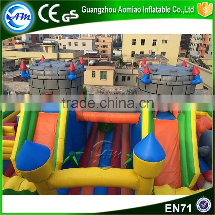 Inflatable indoor playground rentals,wacky world inflatable playground for sale