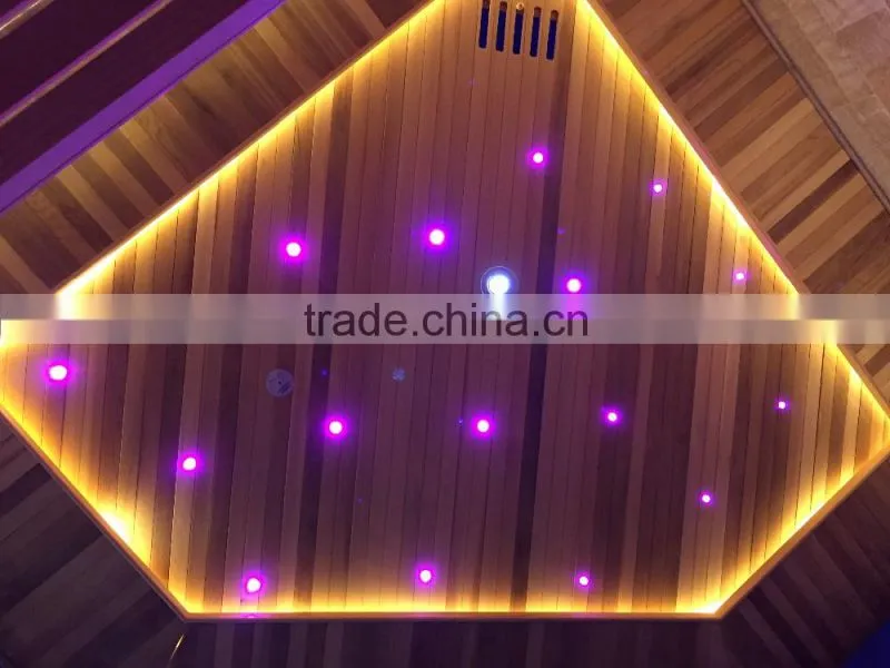 6 person Luxury hemlock crystal stone sauna room (SMT-041LHT)