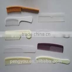 new style double color transparent wholesale plastic hair comb