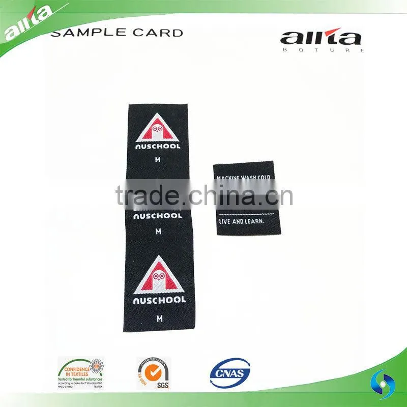 High resolution clothing label high density garment woven clothing label