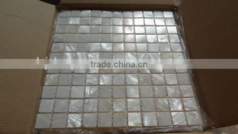 elegant white shell mother of pearl Mosaic