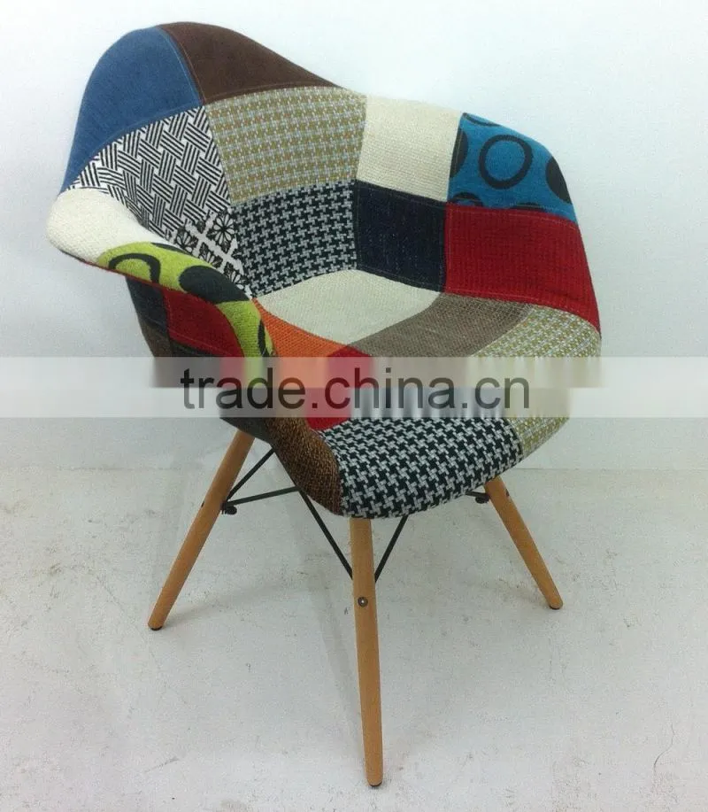 beautiful fabric chair patchwork chairs HYX-809C