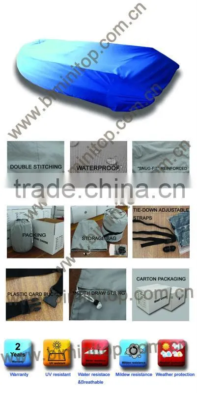 Waterproof UV Mildew protect boat cover