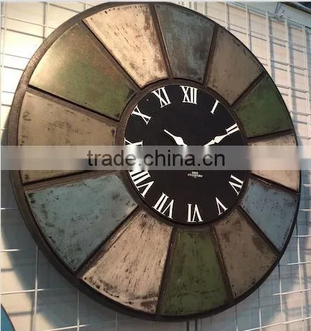 Cheap wall clock mdf antique